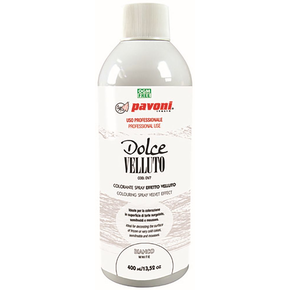 Zamsz w sprayu na bazie masła kakaowego - biały, 400 ml | PAVONI, DV7