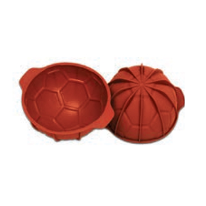 Forma na ciasta i torty SFT313 FOOTBALL 18x9,5 cm | SILIKOMART, Uniflex