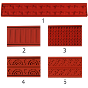 Mata silikonowa, wzór grecki 600x80 mm | CONTACTO, 6680/081